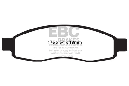 EBC Ultimax2 Front Brake Pads - UD1015 EBC