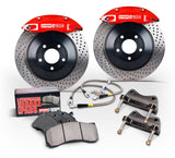 StopTech 07-13 / 15-17 GMC Yukon w/ Red ST-60 Calipers 380x32mm Slotted Rotors Rear Big Brake Kit