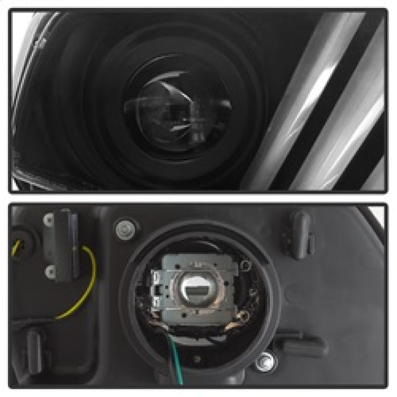 Spyder Ford Mustang 10-13 Projector Headlights - HID Model Only - Black PRO-YD-FM2010V2-HID-BK SPYDER