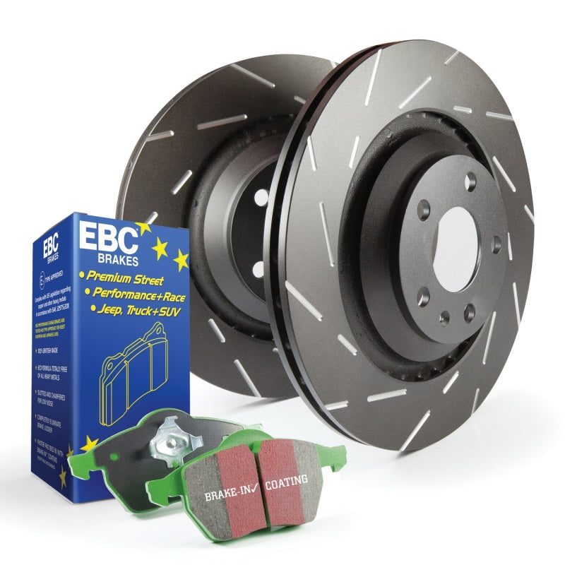 EBC Stage 2 GreenStuff Brake Pads and USR Rotors Kit - S2KR2265 EBC