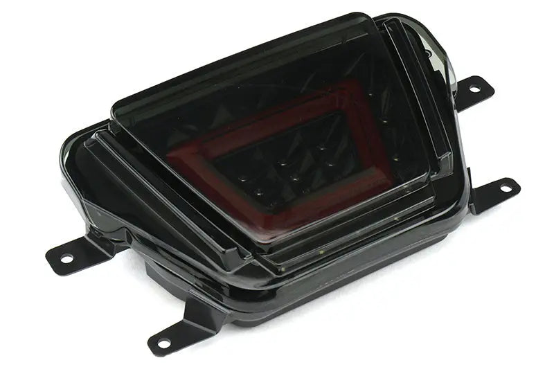 OLM V2 F1 Style Multifunction 4th Brake Light (Smoke Lens, Black Base, Red Bar) - 2020+ Supra