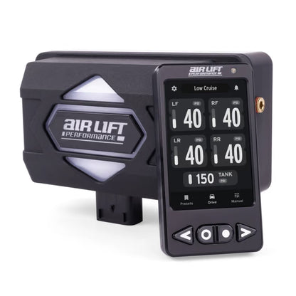 Air Lift Performance 27385 ALP4 air management system manifold block and color display handheld controller