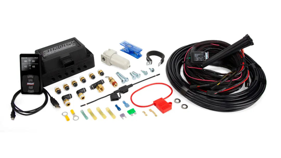 Air Lift – Performance 3P Pressure-Based Air Management System 1/4 in (No Tank, No Compressor) – Universal – 27680