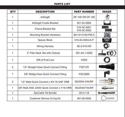 AirDog II-5G DF-165 Fuel System (A7SABC509) – 165 GPH | Fits 2001–2010 Chevy/GMC Duramax 6.6L