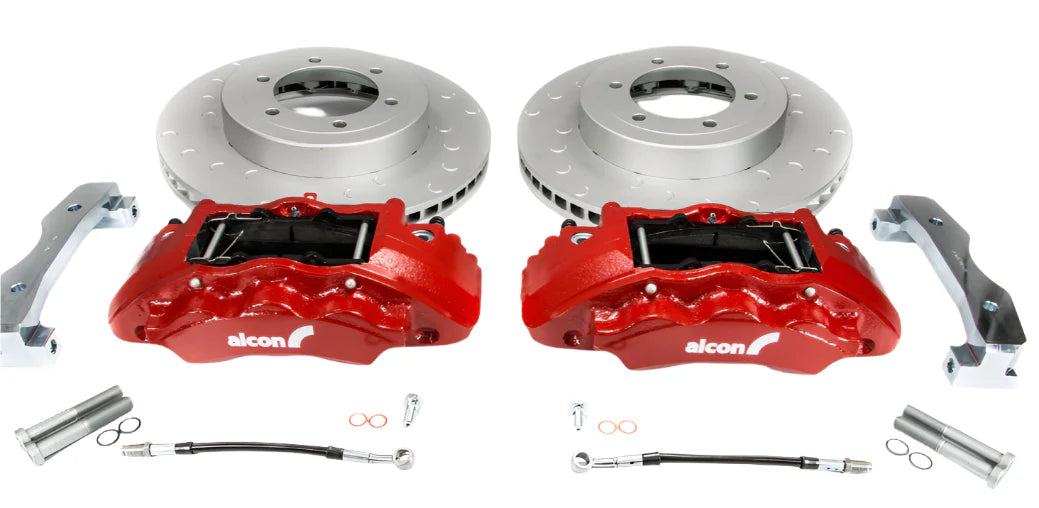 Alcon front big brake kit with 352mm rotors and 6 piston calipers for Toyota Tacoma BKF1551G58