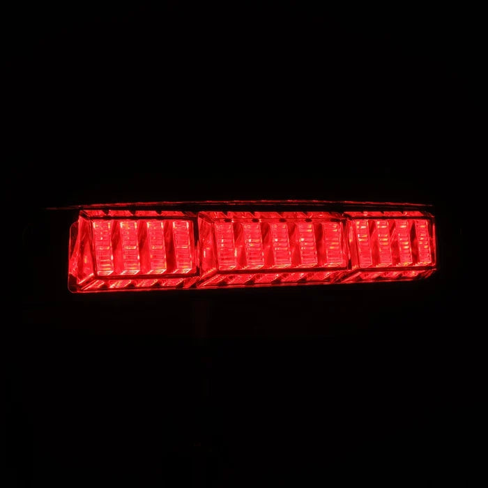 AlphaRex NOVA-Series LED third brake light 220085 for Toyota Tacoma with black housing and prismatic red LED design