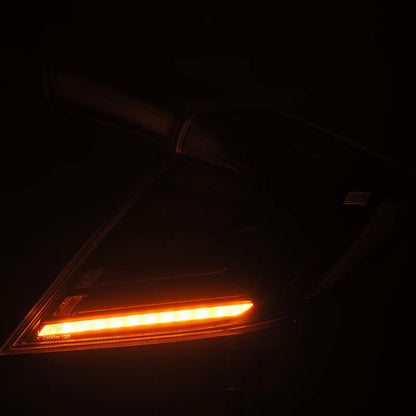 AlphaRex 676000 – NOVA-Series Prismatic LED Tail Lights for 2016–2021 Honda Civic Hatchback & Type-R (Alpha-Black)