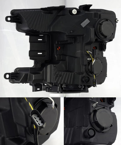 Back View of AlphaRex 880188 PRO-Series Headlights Ford F-150