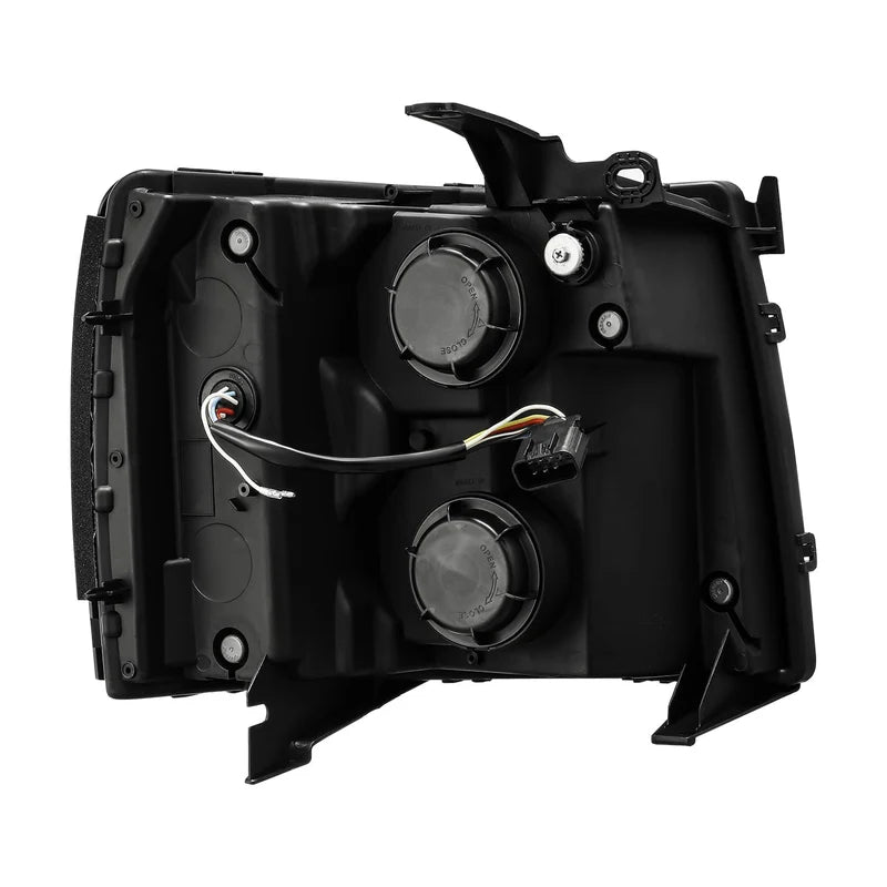 AlphaRex PRO-Series Projector Headlights (Black) – Fits 2007–2014 Chevrolet Silverado (New Body Style Only) | Part #880205