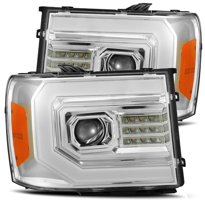 AlphaRex PRO-Series Projector Headlights – Fits 2007–2014 GMC Sierra (New Body Style Only) | Part #880604