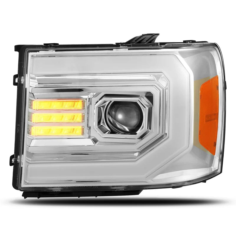 AlphaRex PRO-Series Projector Headlights – Fits 2007–2014 GMC Sierra (New Body Style Only) | Part #880604