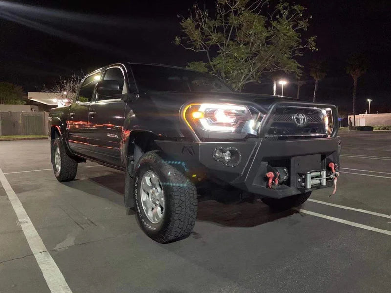 AlphaRex 880749 PRO-Series Headlights Installed on Toyota Tacoma (Full Front)
