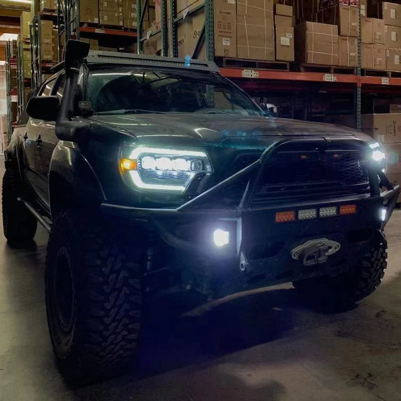 AlphaRex NOVA-Series Headlights for 2012–2015 Toyota Tacoma – Black Housing | Part #880752
