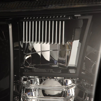 AlphaRex PRO-Series 880828 Headlights Lens and LED Bar Close-Up – Tundra Sequoia