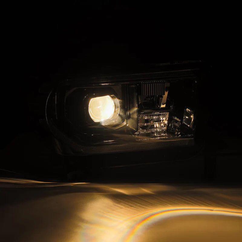 AlphaRex 880828 PRO-Series Headlights Nighttime Output – Toyota Tundra (Low Beam)