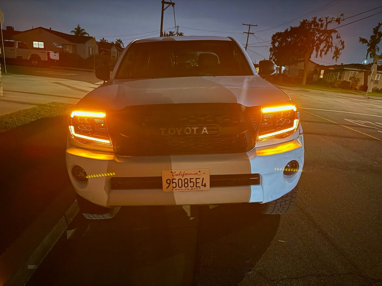 AlphaRex 880742 05-11 Toyota Tacoma NOVA LED Projector Headlights Plank Style Black w/Activ Light/DRL