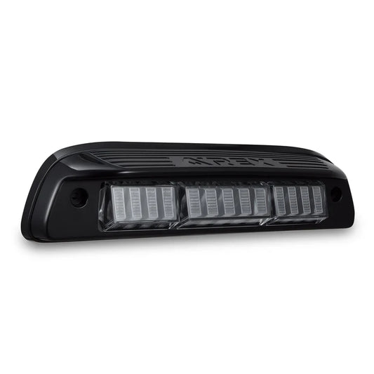 AlphaRex NOVA-Series LED third brake light 220085 for Toyota Tacoma with black housing and prismatic red LED design