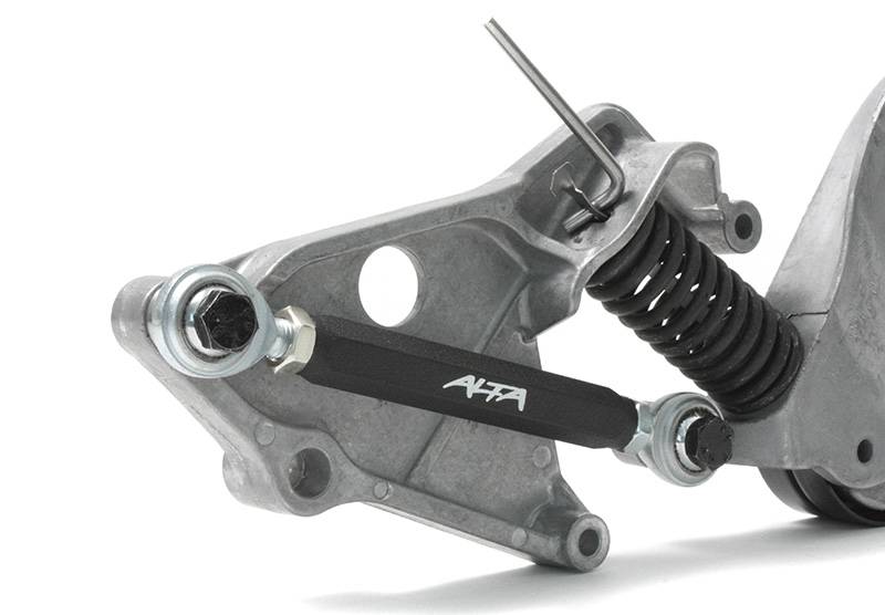 ALTA Adjustable Tensioner Stop – Black – MINI Cooper S / JCW R53 / Convertible (SKU: AMP‑ENG‑195BK)