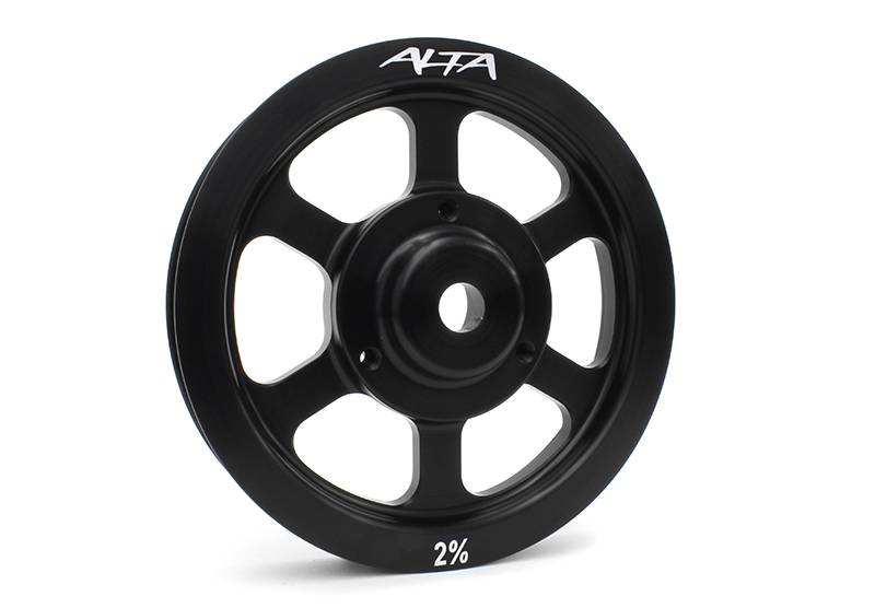 ALTA Lightened Crank Pulley 2% Oversize – MINI Cooper S R53/R52 (SKU: AMP-ENG-520)