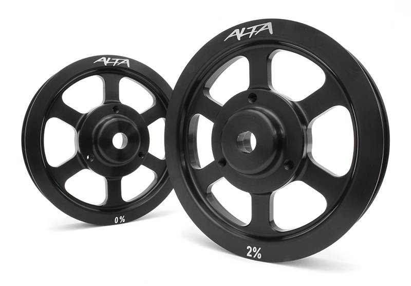 ALTA Lightened Crank Pulley 2% Oversize – MINI Cooper S R53/R52 (SKU: AMP-ENG-520)