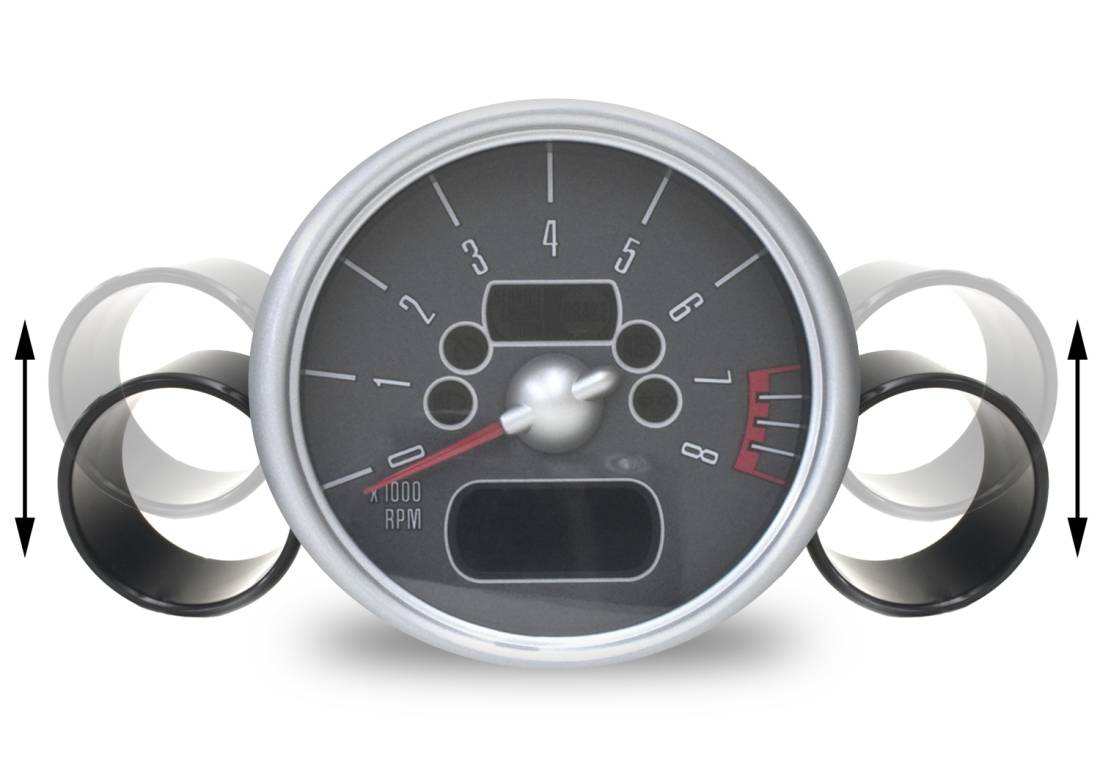 ALTA Single Gauge Pod – MINI Cooper S / JCW R56/R57/R58/R59 (SKU: AMP-INR-210)
