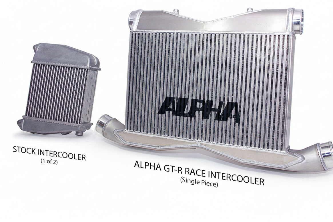 AMS Performance Alpha Race front mount intercooler for Nissan GT-R R35 ALP.07.09.0008-1