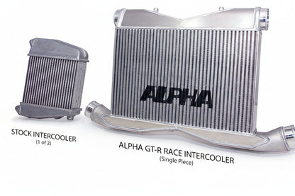 AMS Performance Alpha Race front mount intercooler for Nissan GT-R R35 ALP.07.09.0008-1