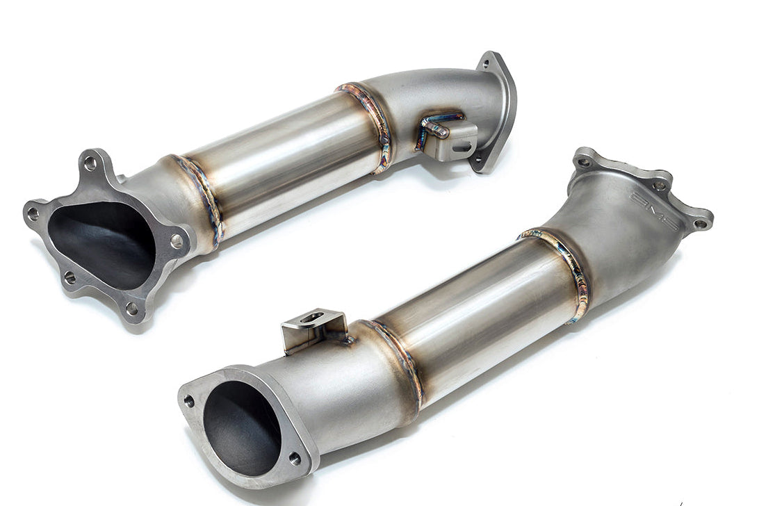 AMS Performance race downpipes for Nissan GT-R R35 stainless steel ALP.07.05.0001-1