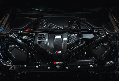 AMS Performance AMS.48.08.0001-1 S58 open airbox intakes installed on BMW M3