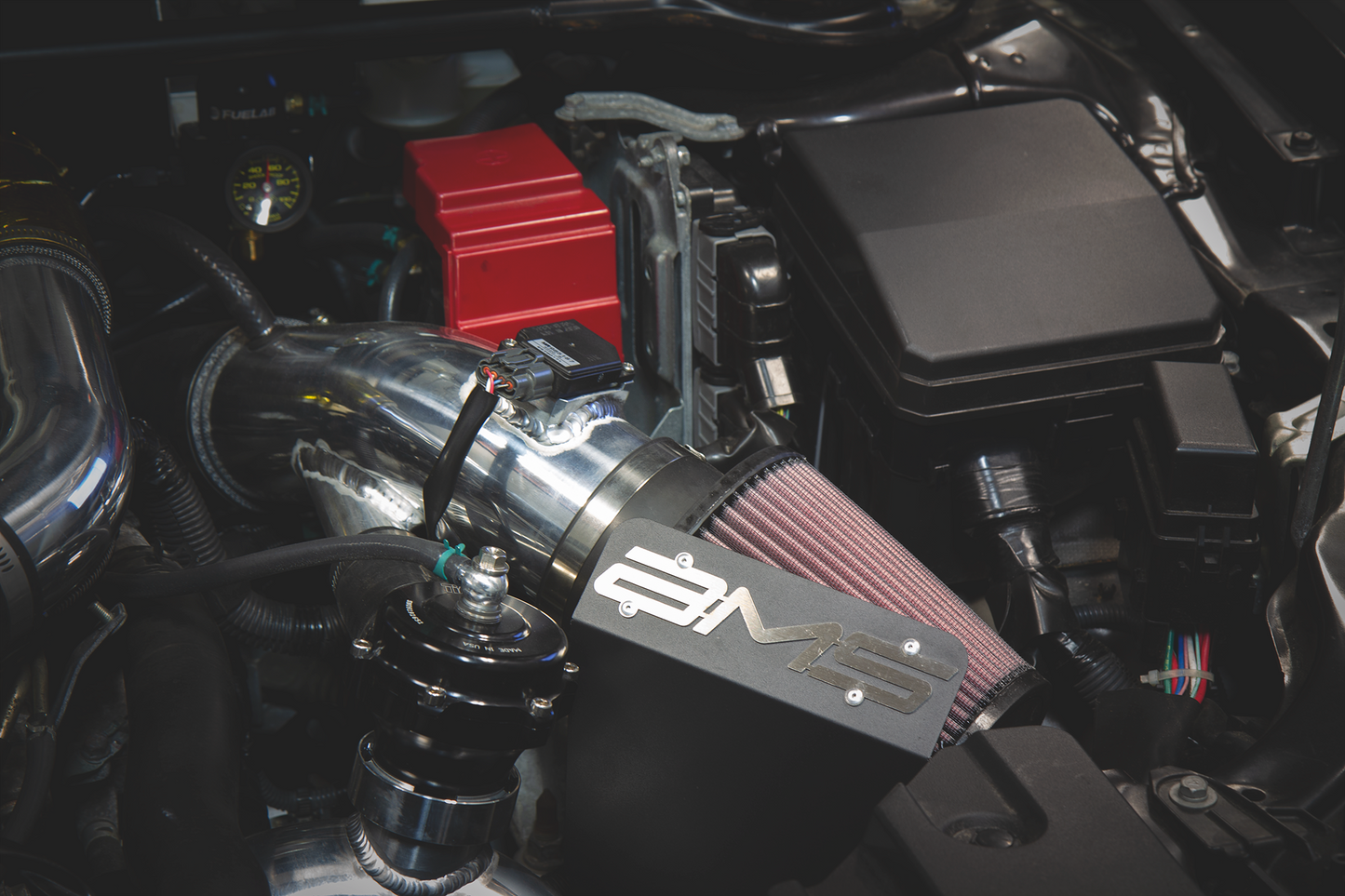 AMS Performance polished intake pipe with MAF housing for Mitsubishi EVO X AMS.04.08.0002-1