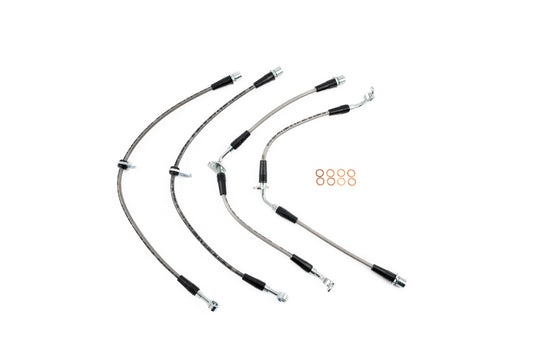 AMS Performance stainless steel braided brake lines for 2022-2026 Subaru WRX AMS.50.01.0001-1