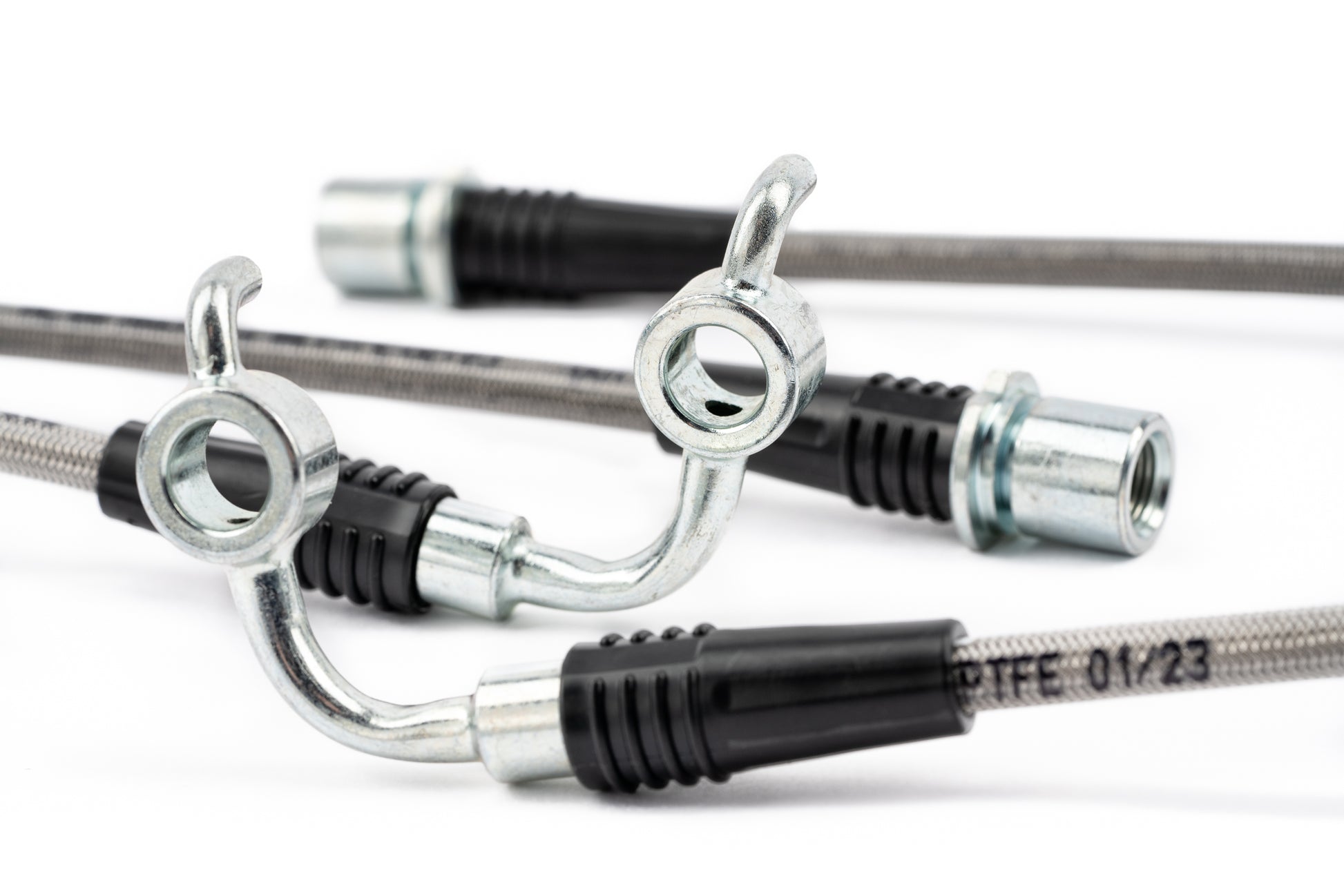 AMS Performance stainless steel braided brake lines for 2022-2026 Subaru WRX AMS.50.01.0001-1