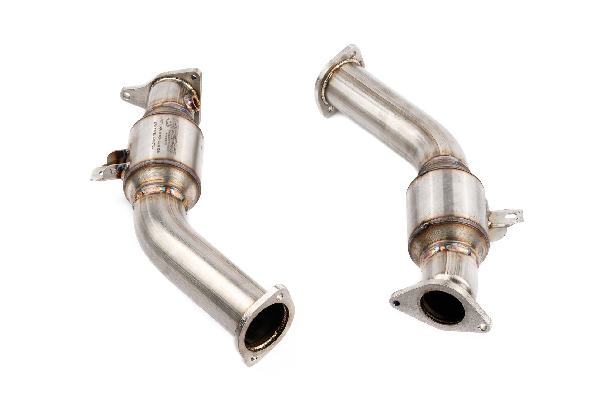 AMS Performance VR30DDTT street lower downpipes for Infiniti Q50 Q60 Nissan Z AMS.53.05.0001-2