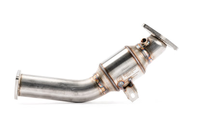 AMS Performance VR30DDTT street lower downpipes for Infiniti Q50 Q60 Nissan Z AMS.53.05.0001-2