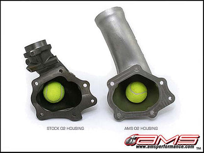 AMS Performance widemouth downpipe with turbo outlet for Mitsubishi EVO X AMS.04.05.0001-1