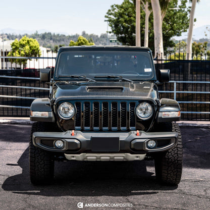 Anderson Composites 20-25 Jeep Gladiator Mohave Type-MO Carbon Fiber Hood