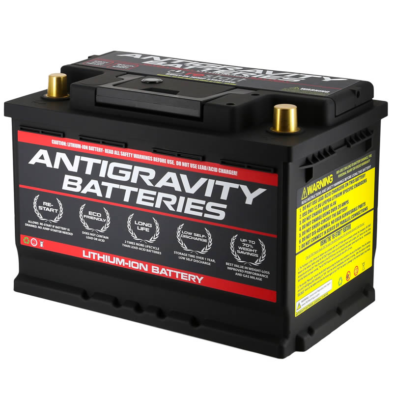 Antigravity T6/L2 Lithium Car Battery w/Re-Start Antigravity Batteries