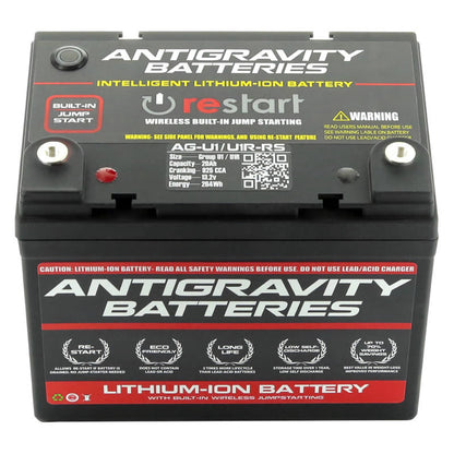 Antigravity U1/Group U1R Lithium Auto Battery w/Re-Start Antigravity Batteries
