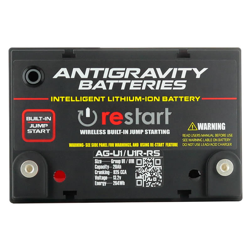 Antigravity U1/Group U1R Lithium Auto Battery w/Re-Start