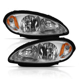 ANZO 111472 Crystal Headlights for Chrysler PT Cruiser 2001-2005 – Chrome Housing (OE Replacement)