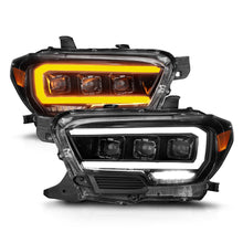 Load image into Gallery viewer, ANZO 111562 Full LED Projector Headlights for Toyota Tacoma 2016-2023 – Black Housing