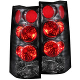 ANZO 211090 Tail Lights for Chevy Express/GMC Savana 2003-2015 – Black Housing