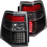 ANZO 311110 LED Tail Lights Black for Ford Expedition 2007-2017