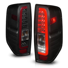 Load image into Gallery viewer, Anzo 311444 LED C Bar Tail Lights for Nissan Frontier (05-21) with black housing, smoke lens, and advanced LED lighting for modern style and safety.