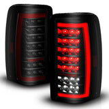 ANZO 311449 Full LED Bar Style Tail Lights Black Smoke Lens for Chevy Tahoe/Suburban & GMC Yukon/Denali 2000-2006