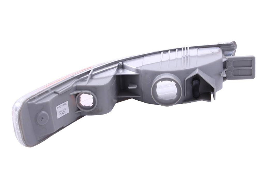 Anzo 511021 Parking and Signal Lights for Acura Integra (98-01) featuring chrome housing, clear lens, and amber accents for a sleek, modern appearance.