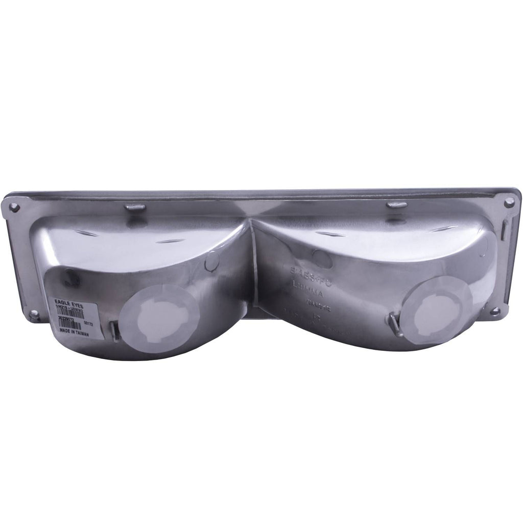 Anzo 511032 Euro Parking and Signal Lights for Chevy/GMC (88-00) with chrome housing, clear lens, and bright incandescent illumination.