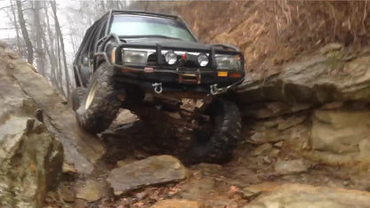 ARB 3414070 Deluxe black steel winch bumper for Toyota 4Runner and Pickup