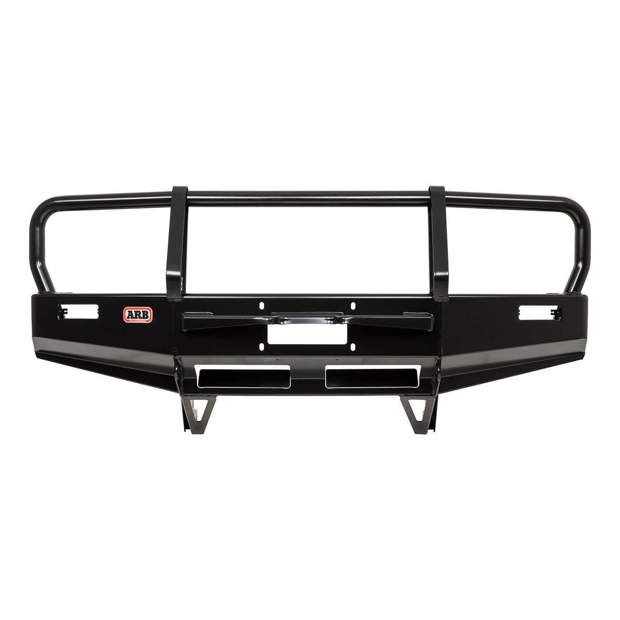 ARB 3438110 Deluxe black steel winch bumper for 1998-2004 Nissan Frontier and Xterra