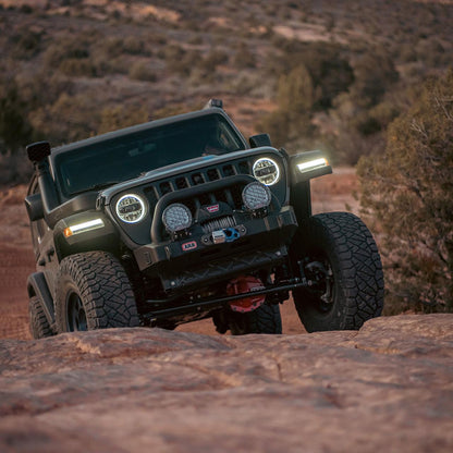 ARB 3450450 Stubby bull bar bumper for Jeep Wrangler JL and Gladiator JT